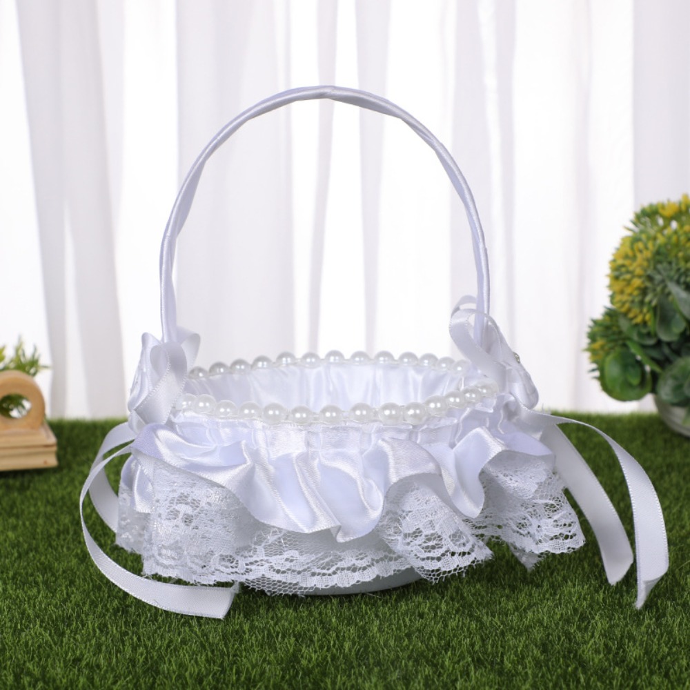Willow Rattan Flower Girl Baskets Yellow Sturdy Flower Arrangement Basket Picnic Container Handmade Wicker Half Moon Baskets: DARK GRAY