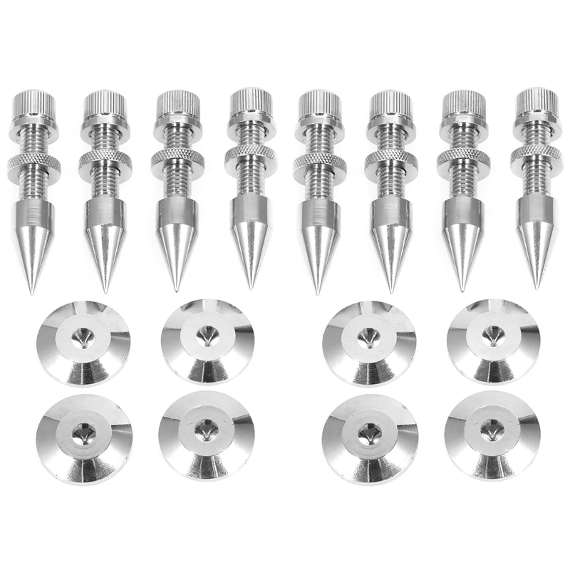 M8 X 60 Lautsprecher Spitzen Isolation Nagel Stehen Fuß HiFi Lautsprecher Stoßfest Kegel Unten Pad Lautsprecher Spitzen Pad