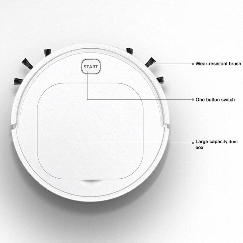Aihogard 3 IN1 ES28 Robot Vacuum Cleaner Auto USB Charge Smart Dry/Wet Floor Mop Sweep Robotic Vacuum Floor Cleaner Auto Dustpan