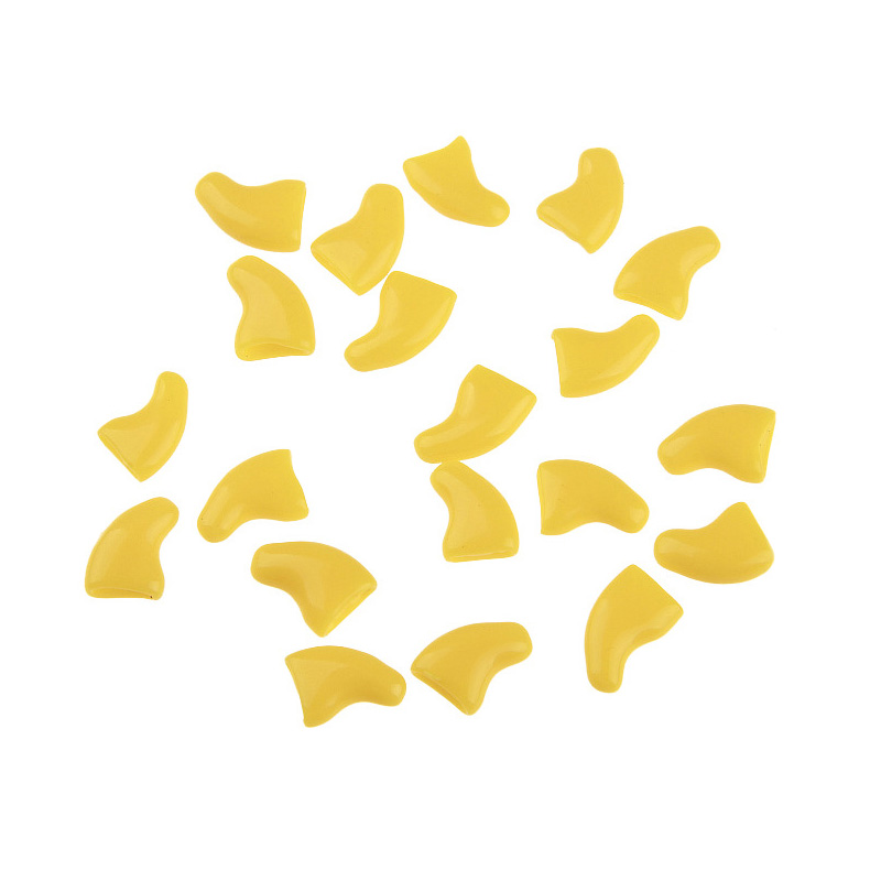 20Pcs Soft Cat Nail Caps Pet Paw Claws Voor Kat Nail Grooming Protector Cover Met Lijm Lijm Cat Grooming levert: 06