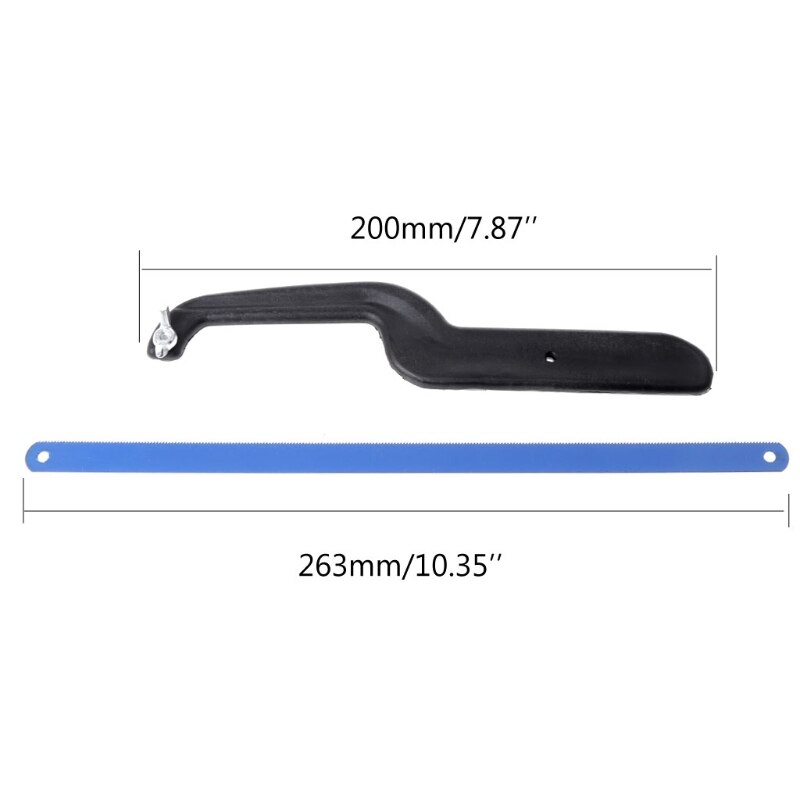 12 Inch Light Duty Close Quarter Hacksaw Black with Blade