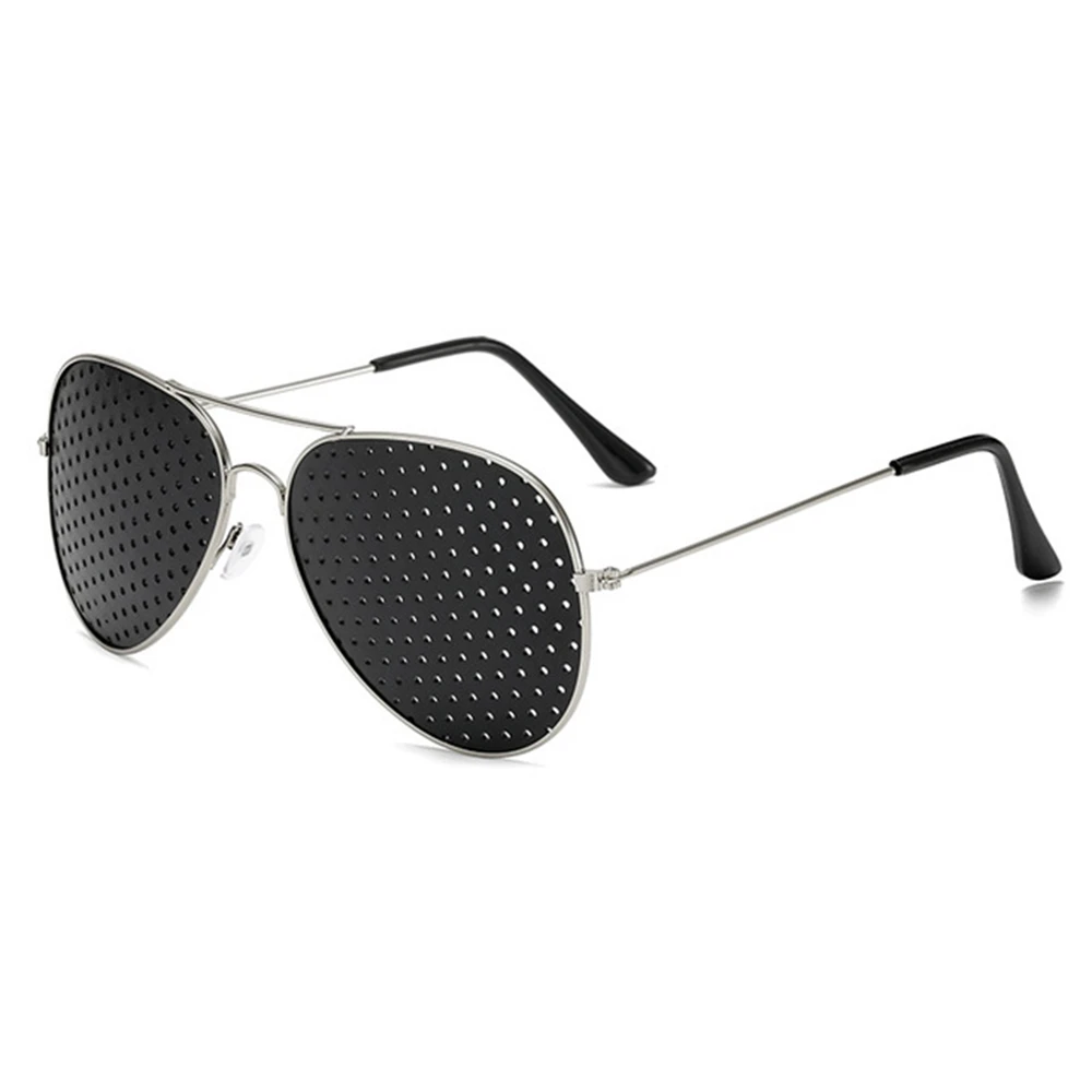 1 Uds. Gafas con agujeros para miopía, gafas de sol estenopeicas, ejercicio ocular, mejora la vista, curación Natural, cuidado de la visión