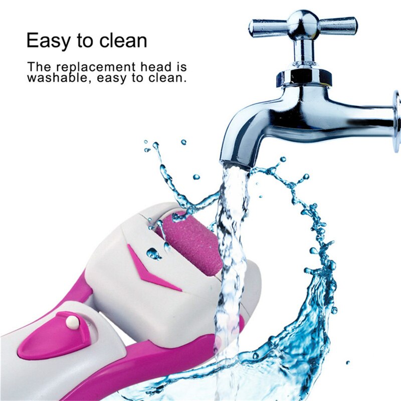 Battery Operated Electric Pedicure Machine Foot File Callus Remover Dead Skin Removal Peeling Exfoliator Foot Care Tool