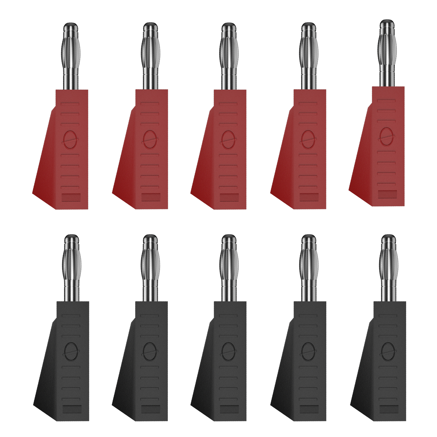 JZDZ 10PCS 4MM Banana Plug Copper Nickel Plated Electrical Connector DIY J.10029: Gold