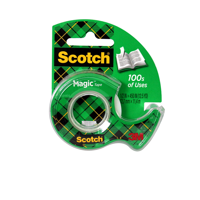 3M Invisible Tape Test Tape Copy Non-Trace Change Hand Tear Writing Student Error Tape Sticky Note Label