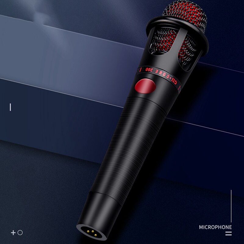 Condenser Microphone Cardioid Pointing Microphone Intelligent Noise Reduction For Singing, Conference, Live Broadcast