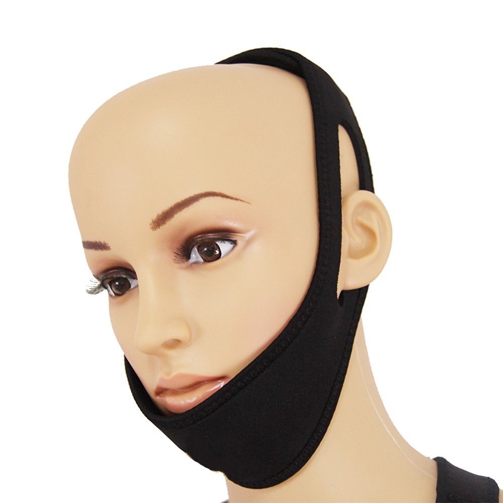 Anti Snoring Chin Strap Belt Chin Jaw To Sleep Supporter Apnea Belt For Woman Man Sleep Solution Device