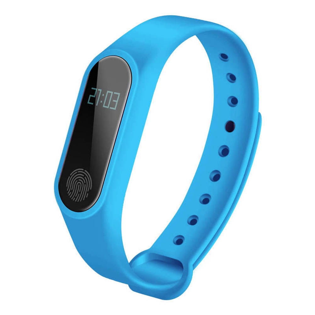 Smart armbånd  m2 pulsarmbånd vanntett sport fitness band trinntelling melding smart loop  du55