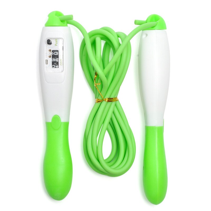 Corde à sauter compte adulte Fitness perdre du poids hommes et femmes jeunes étudiants enfants tiao shen le Test académique pour le Junior Hi: Machinery Count  PVC Rope  Green