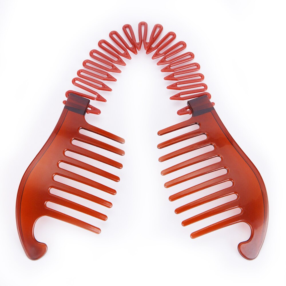 Peigne à poignée pour cheveux, 2 pièces, tressé, outil de coiffure, pinces de coupe, permanente, teinture, outils de coiffure