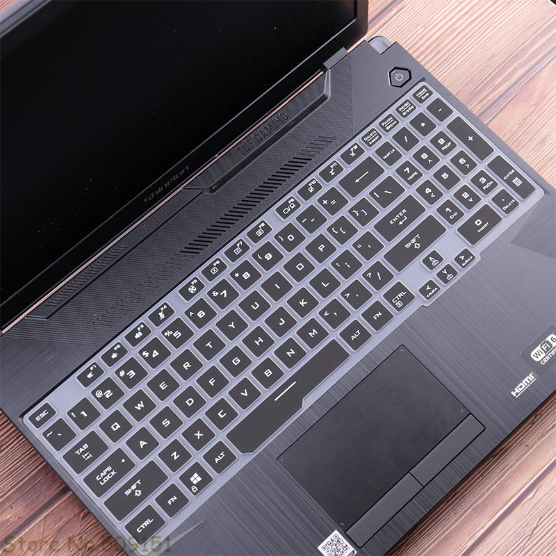 Silicone Keyboard Cover Skin For Asus TUF A17 FA706 Fa706ii FA706iu ASUS TUF Gaming A15 FA506 FA506iu FA506iv Fa506ii Laptop: Black