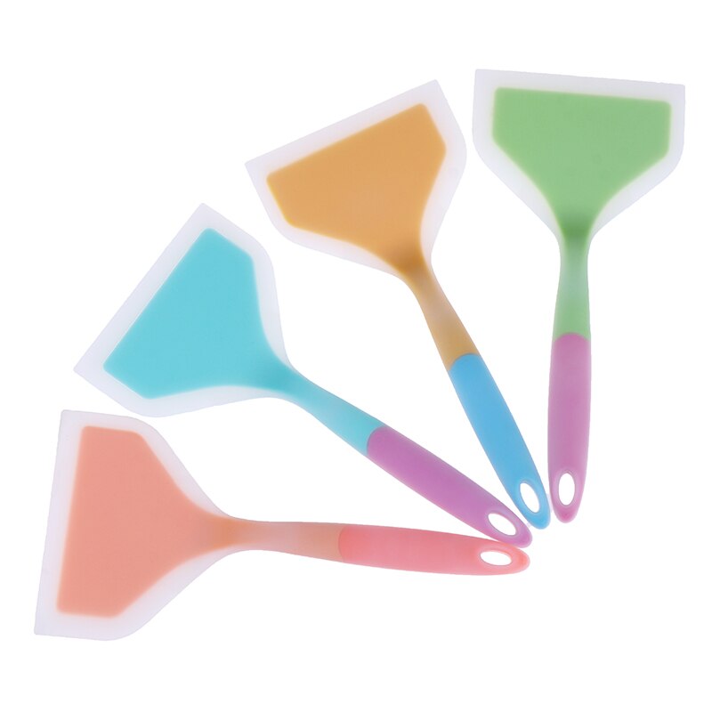 Silicone Spatula Beef Meat Egg Kitchen Scraper Wide Pizza Shovel Non-stick Turners Food Lifters Home Cooking Utensils