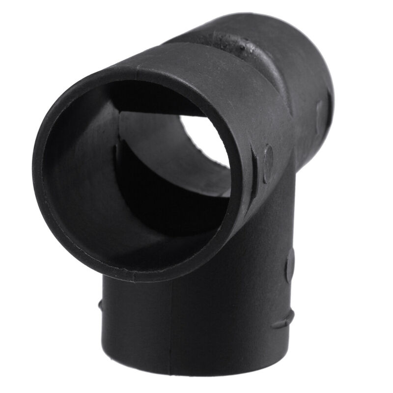 Replacement Air Vent Ducting 42mm Heater T Piece Splitter Black Plastic