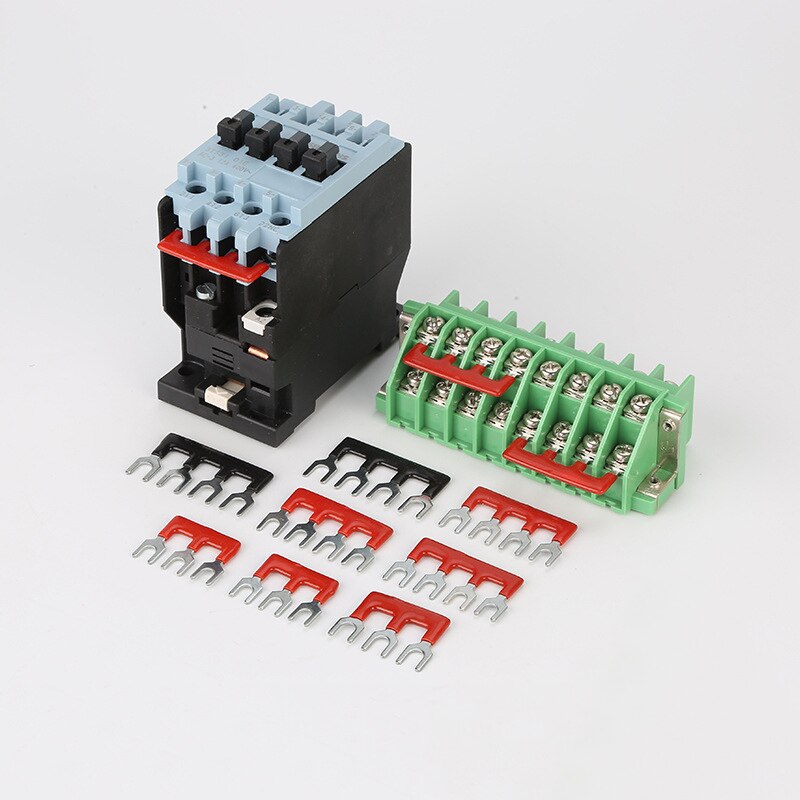 1 Pcs 3TS31 01-0x Ac Schakelaar Kortsluiting Strip 10 Mm Kortsluiting Strip Terminal Blok 4-Positie Korte circuit Strip