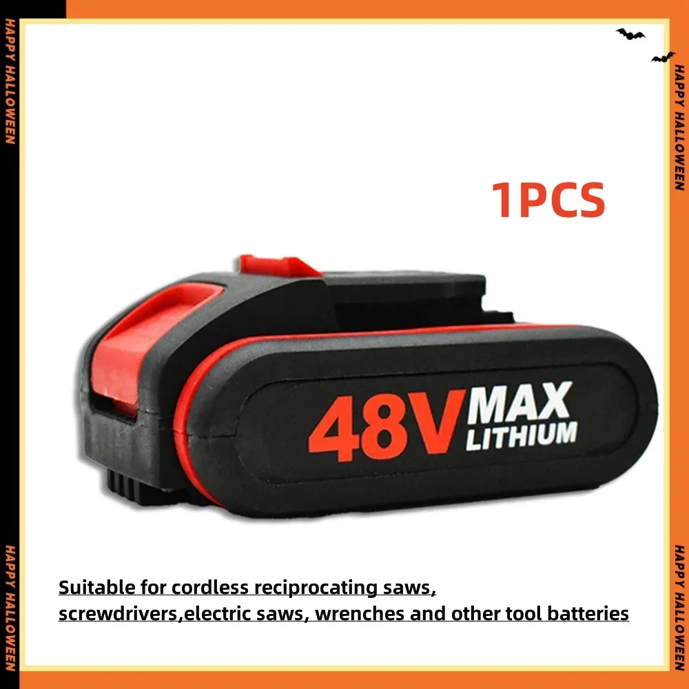 For 24VF 36VF 48VF 88VF 10.0Ah Rechargeable Li-ion Battery for Cordless Reciprocating Saw Screwdriver Electric Saw Wrench: Brown