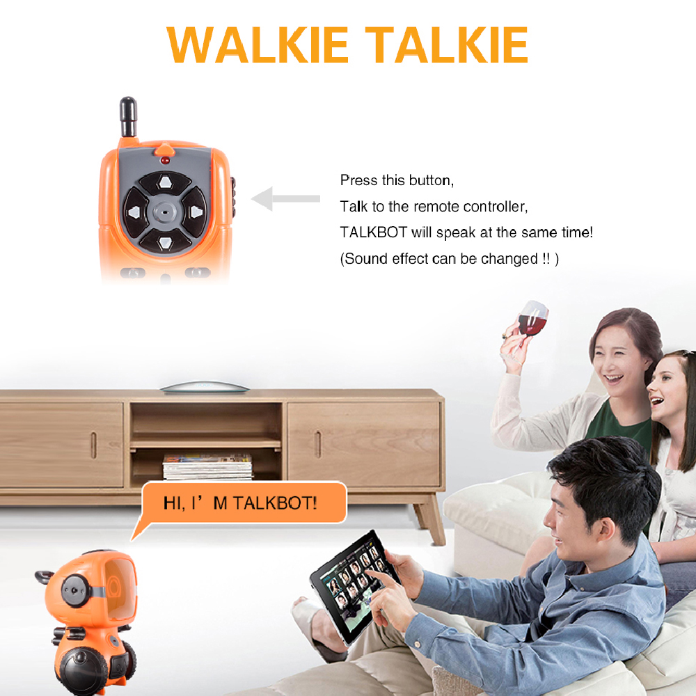 Intelligent RC Robot Talkbot Early Education Machine Touch Walking Dancing Said Slippery Talkie Remote Control Robot Toy