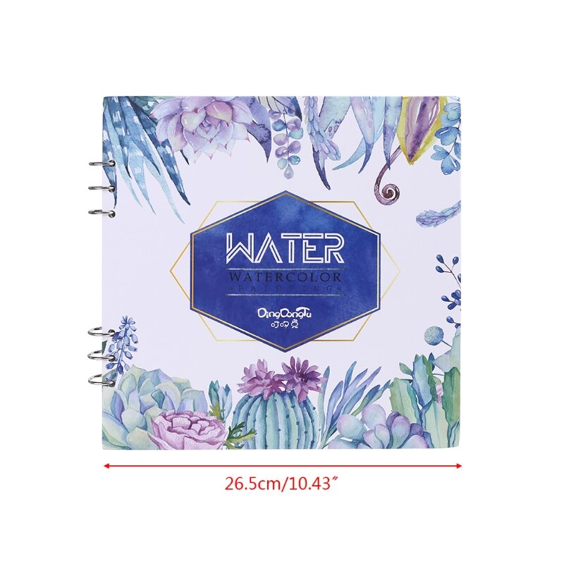 300g/m2 Watercolor Paper 20 Sheet Painted Water Color Painting Book U4LD
