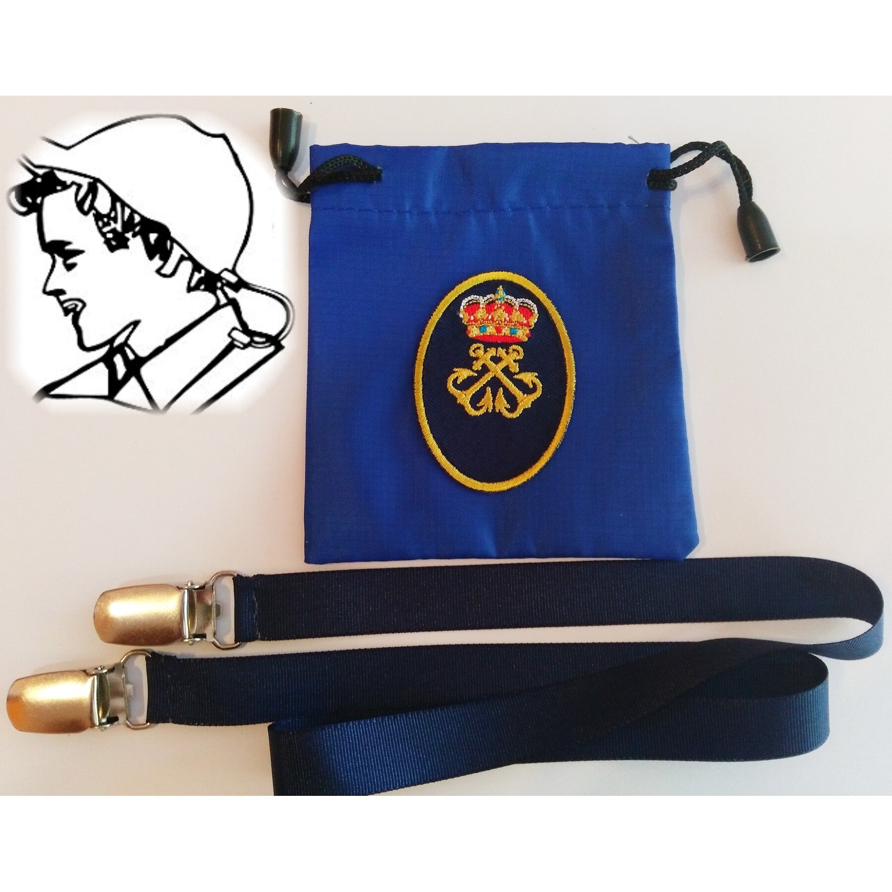 Gorra Laurel Patrón de Embarcación de Recreo (PER) + 2 Antivientos