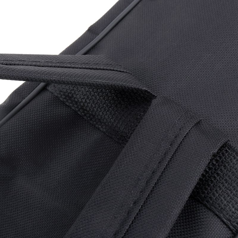 Black Waterproof Double Straps Bass Backpack Gig Bag Case for Electric Bass Guitar 5mm Thickness Sponge Padded