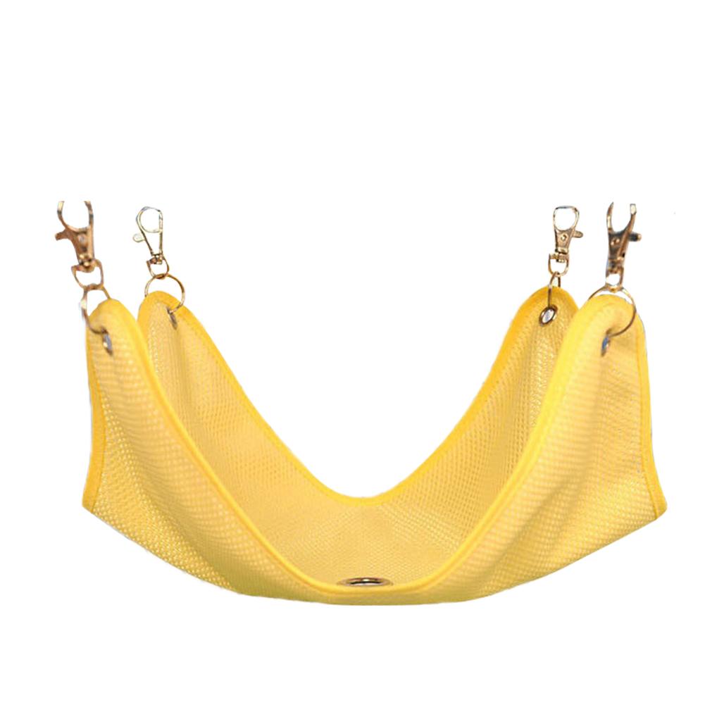 chomik hamak szynszyli fretek szczur papuga fretka oddychający siatkowy hamak małe zwierzę domowe wiszące łóżko poduszka dom klatka: żółty / M