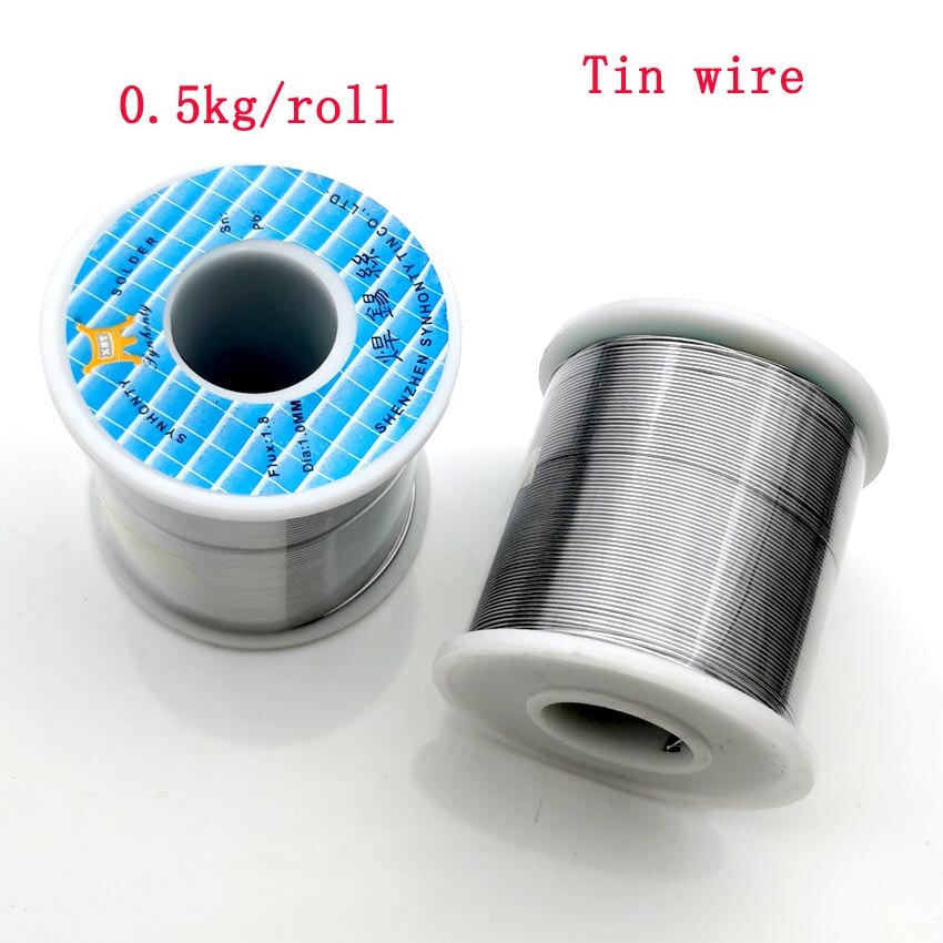 Premium Soldering Wire 63/37 2%Flux Tin Lead 0.5~2mm Rosin Core Soldering Wire Reel Melt Rosin Core Solder Soldering 0.5kg/pc