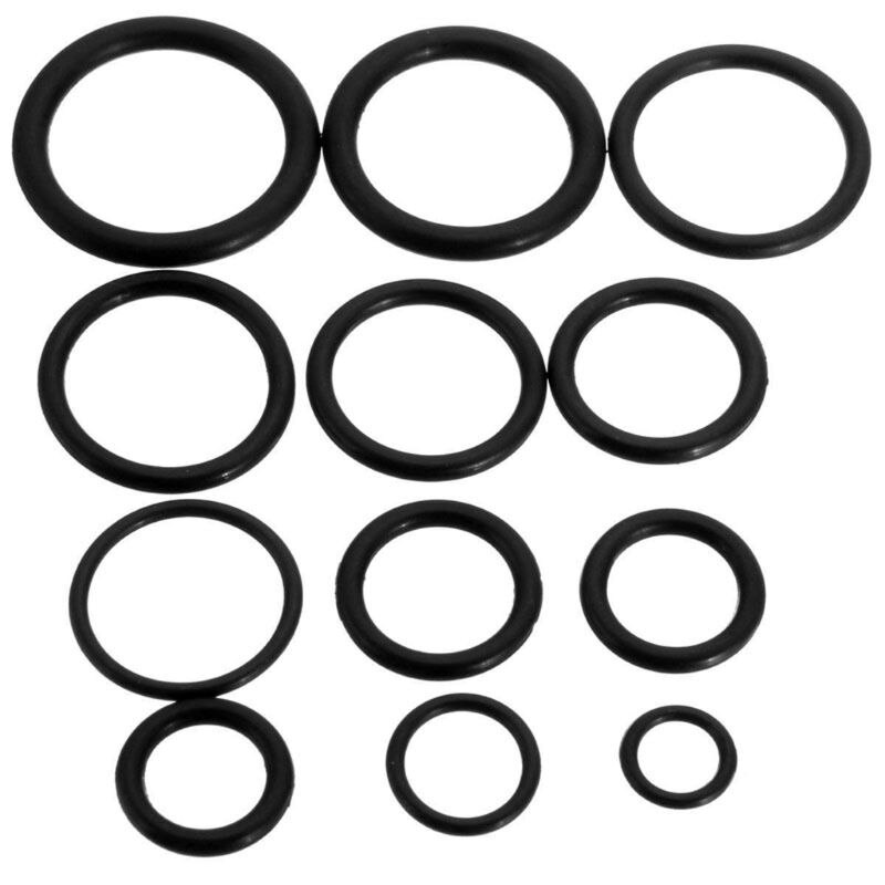 50 st gummi o-ring packningar olika storlekar set kit för vvs kran tätning diskbänk gänga