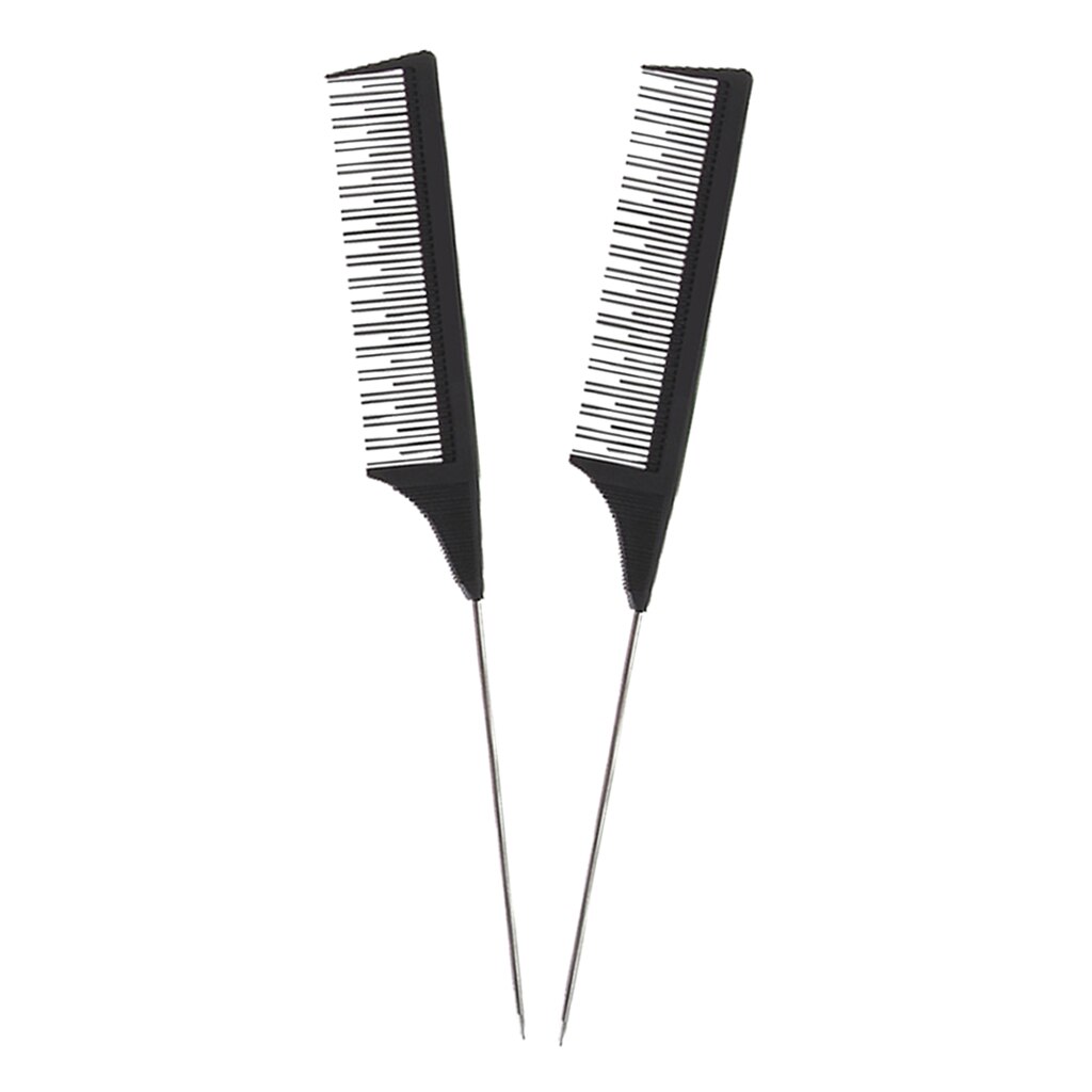 2x peine de cola de ratón para peinado de cabello Selección de tejido