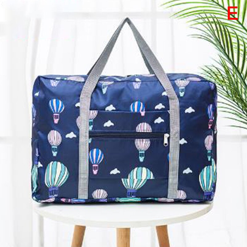 Folding Travel Bag Large Capacity Waterproof Bags Tote Large Handbags Travel Bag: E