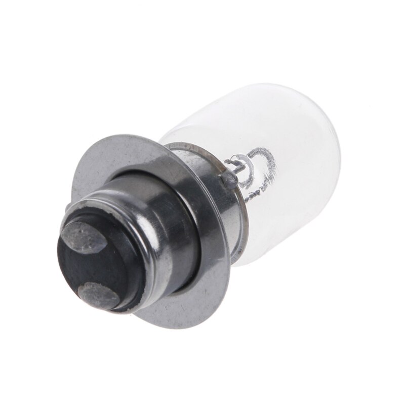 T19 P15D-25-1 DC 12V 35W White Halogen Headlight Double Filament Bulb For Motorcycle Balaclava