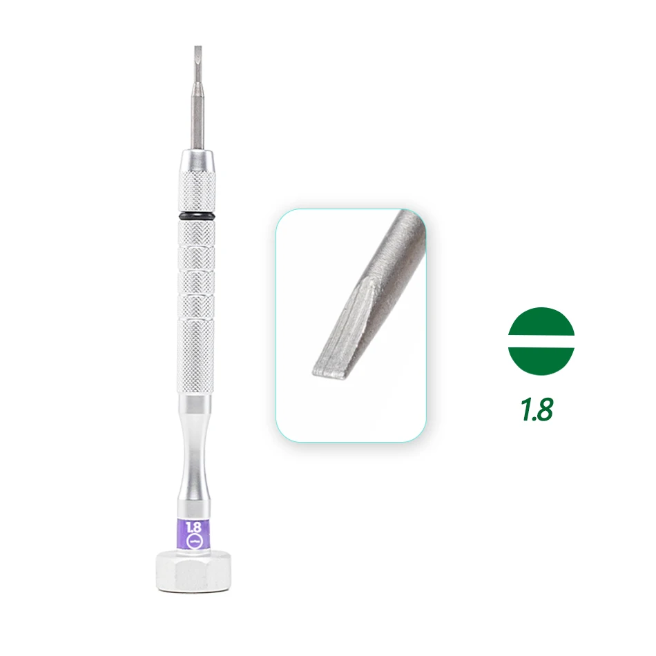 1pc Stainless Steel Eyeglasses Screwdriver Set For Glasses Watches Repair Tool Replaceable Blades Screwdriver: SKY BLUE