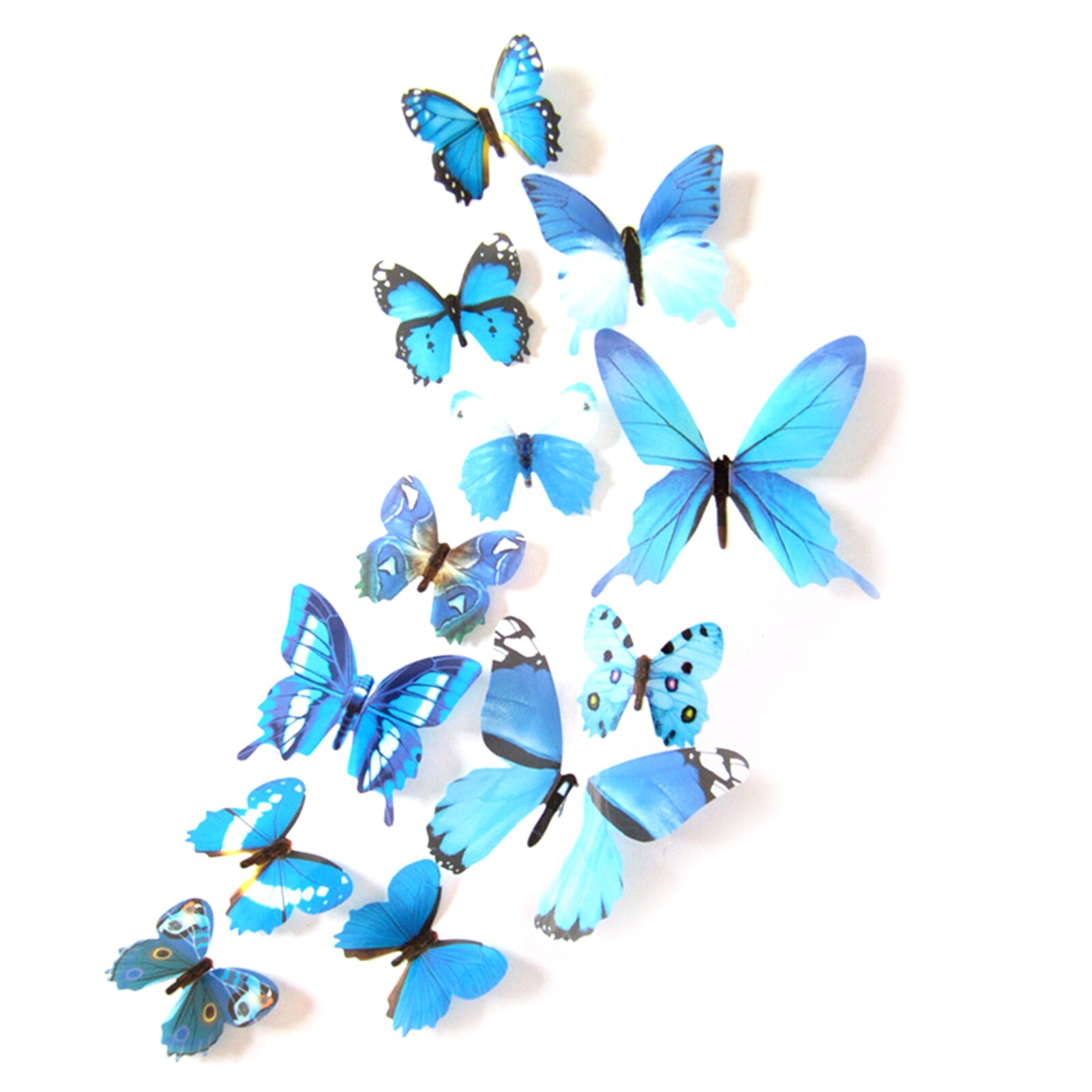 3D Butterfly Stickers Wall Decor Adhesive Butterflies Stickers Art Removable Mural Home Living Room Wall Decal Decorations: Style 5