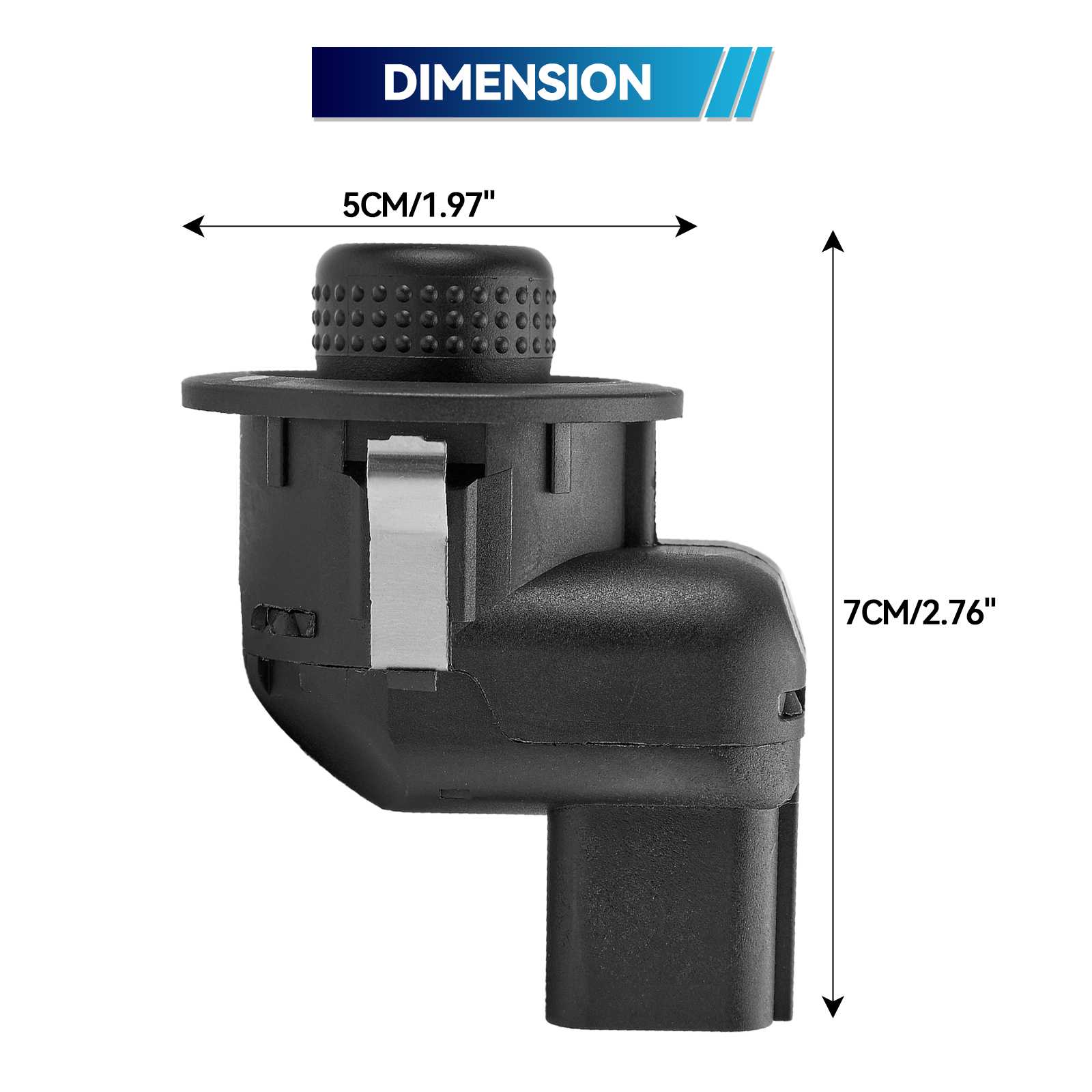 Botón de interruptor de control de espejo retrovisor eléctrico eléctrico 8200676529 8200214921 Repuesto para Renault Clio Mk4 Modus Captur