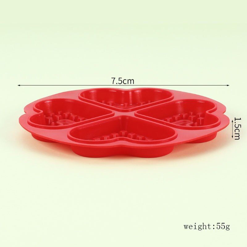 Diy Siliconen Wafel Mold Cake Chocolade Craft Candy Bakken Cookie Muffin Bakvormen Koken Gereedschap Wafel Maker Bakken Tray Mold: 4-Love