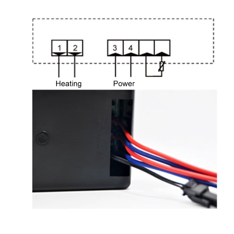 Digital Sauna Thermostat 220V 10A Temperature Controller Timer with NTC Sensor