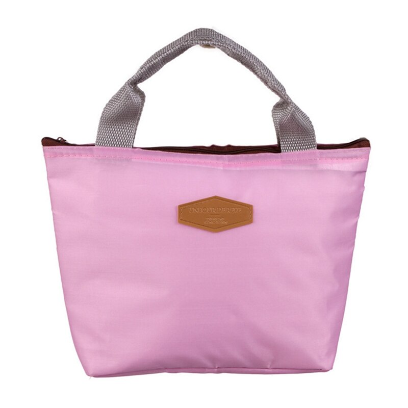 Lunch Box Bag Waterproof Thermal Bag Oxford Fabric Portable Thermal Insulated Picnic Food Box Women Tote Kitchen Organizer Bag: PK