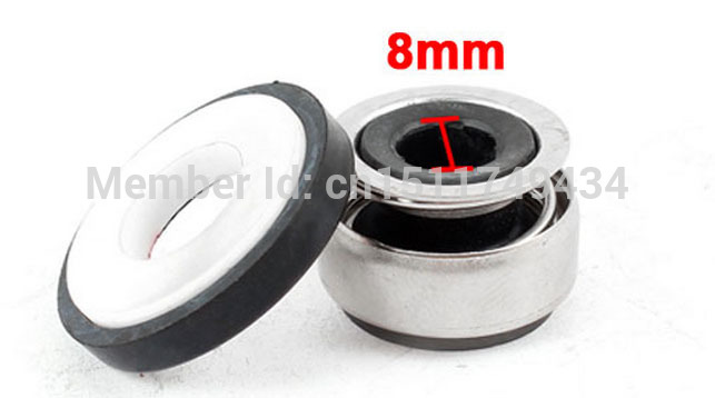 Rubber Bellows Ceramic Rotary Ring Mechanical Seal 8mm Internal Dia 5pcs