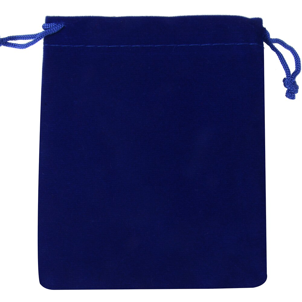 25pcs/bag 9x12cm Jewelry Packaging Velvet Bag Wedding Bags & Pouches: Dark Blue