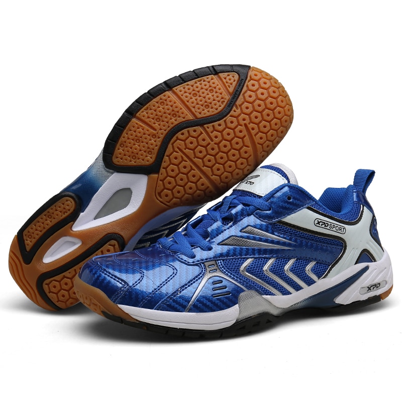Tennis Shoes Men Blue Badminton Shoes Anti Sliop Tennnis Sneakers Light Weight Volleyball Sneakers Brand