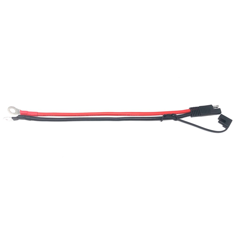 10AWG 30CM SAE To O Ring Terminal Harness 2 Pin Quick Disconnect Plug SAE Connection Solar Battery Work In -60 - 200 Celsius