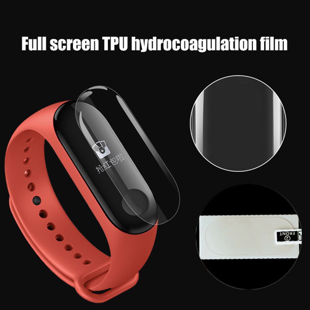 TPU kratzen-nachweisen Clever Armbinde voll Bildschirm Schutz für Xiao mi mi Band 2/3/4