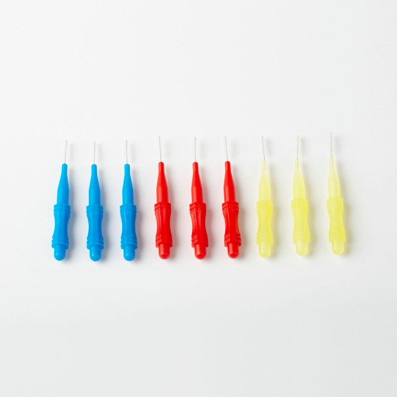 50pcs/lot Hygiene Dental Soft Floss Sticks Toothpick Teeth Cleaning Tooth Flossing Head Plastic Interdental Brush Dental Clean