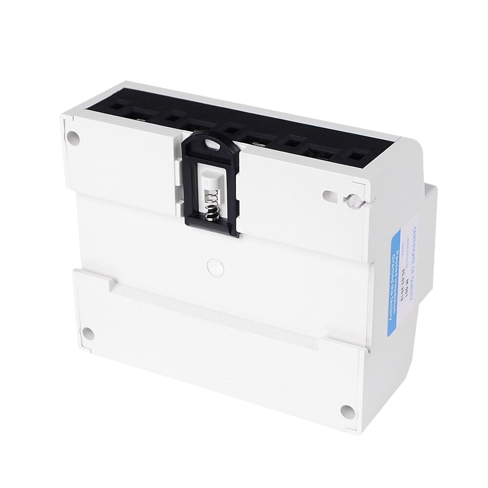 Three Phase 380V 100A RS485 Modbus Rtu Power Consumption Meter DIN Rail LCD Digital KWH Voltage Current Meter with Pulse Output