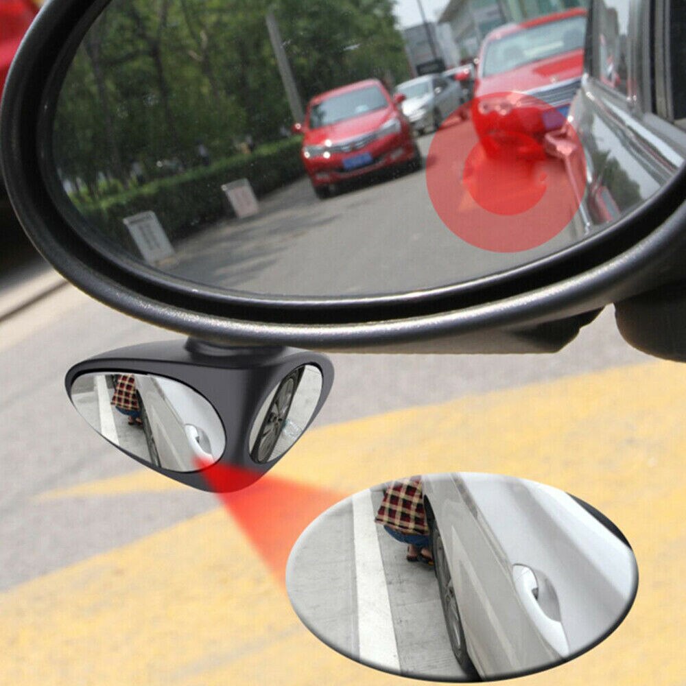360 Graden Auto Dodehoekspiegel Auto Achteruitkijkspiegel Draaibaar 2 Groothoek Externe Veiligheid Spiegel Accessoires
