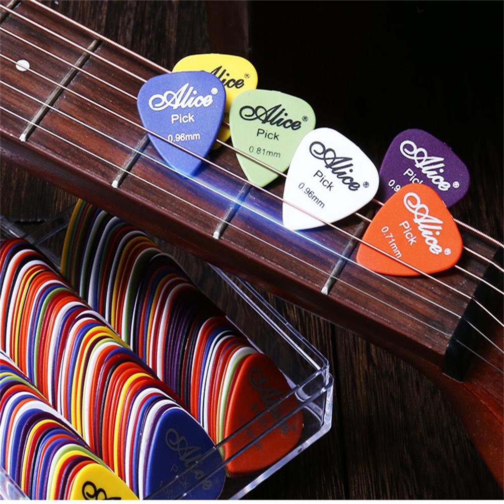 Púas de guitarra ABS esmeriladas, varios grosores, 100/0,58/0,71/0,81/0,96/1,20mm, accesorios para guitarra, 1,50 Uds.