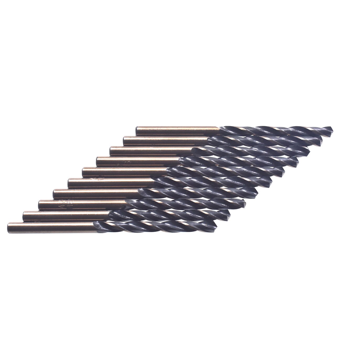 Pouvoir 10 Stuks Hss-Cobalt 4.2Mm Boor Staal Titanium Rechte Schacht Hand Boor