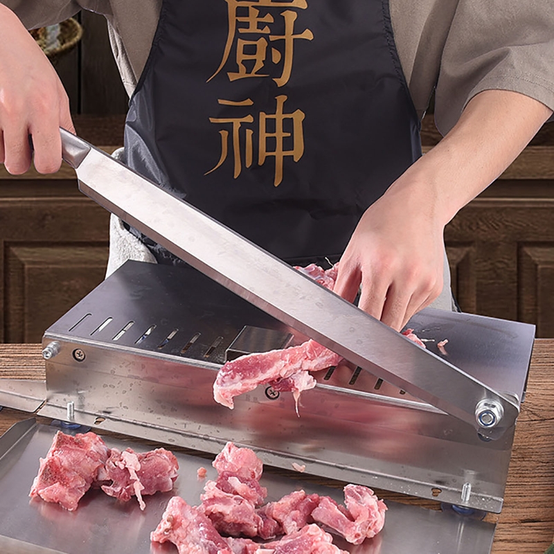 Edelstahl Fleisch Schneidemaschine Fleisch Schneidemaschine Knochen Schneiden Maschine Hackfleisch Lamm Knochen Fleisch Cutter Huhn Ente Fisch Rippen Lamm Schneiden