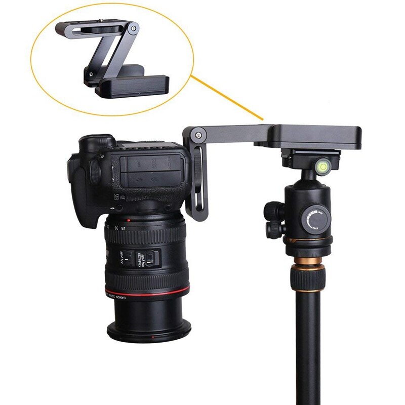 Z Typ Faltbare Desktop-Ständer Halter Stativ Flex Pan & Tilt mit Ball Kopf Kompatibel Rutsche Schiene Kamera Camcorder Stativ mit 1/4i