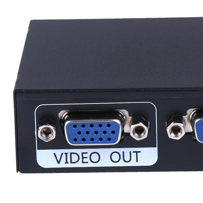 1PCS 2 Port Computer VGA Switcher Sharer KVM Switch Resolution 1920 x 1440