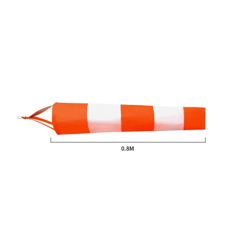 Bolsa de calcetín de viento de aviación para exteriores, cinta reflectante para medir el viento, cometa de juguete