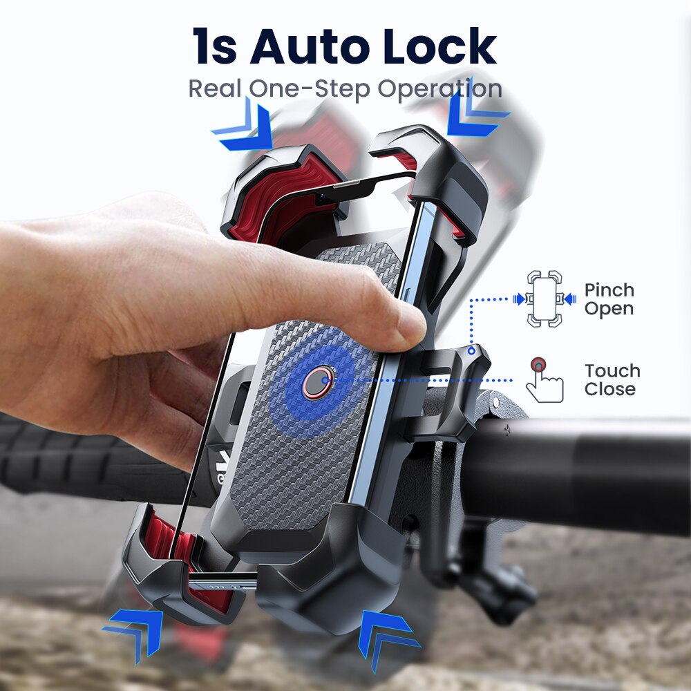 Joyroom Universel Vélo Support de Téléphone pour 4.7-7 pouces Téléphone Portable 360 ° Vue Vélo Support de Téléphone Support Antichoc invite ket JR-ZS288